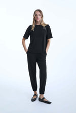 Jersey Black Trousers