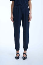 Jersey Navy Trousers