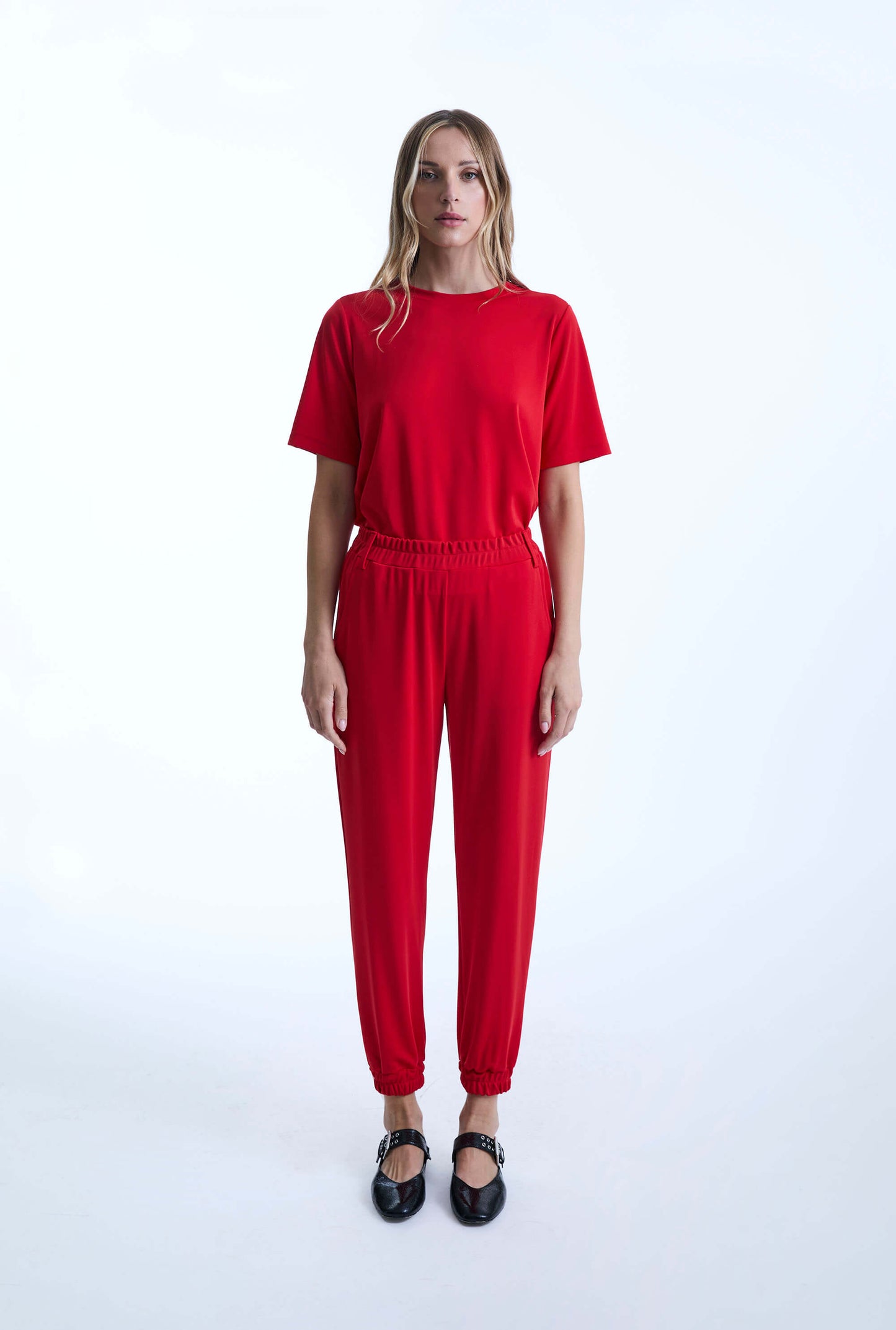 Jersey Red Trousers