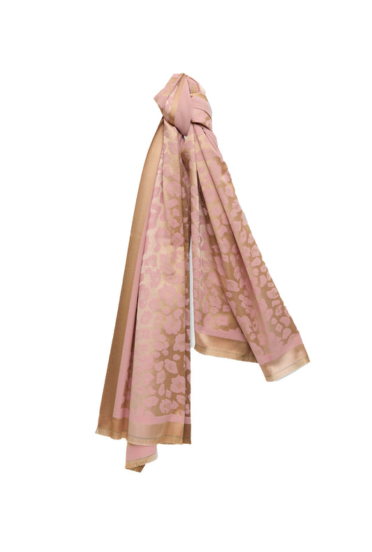 Leopard Pink Scarf