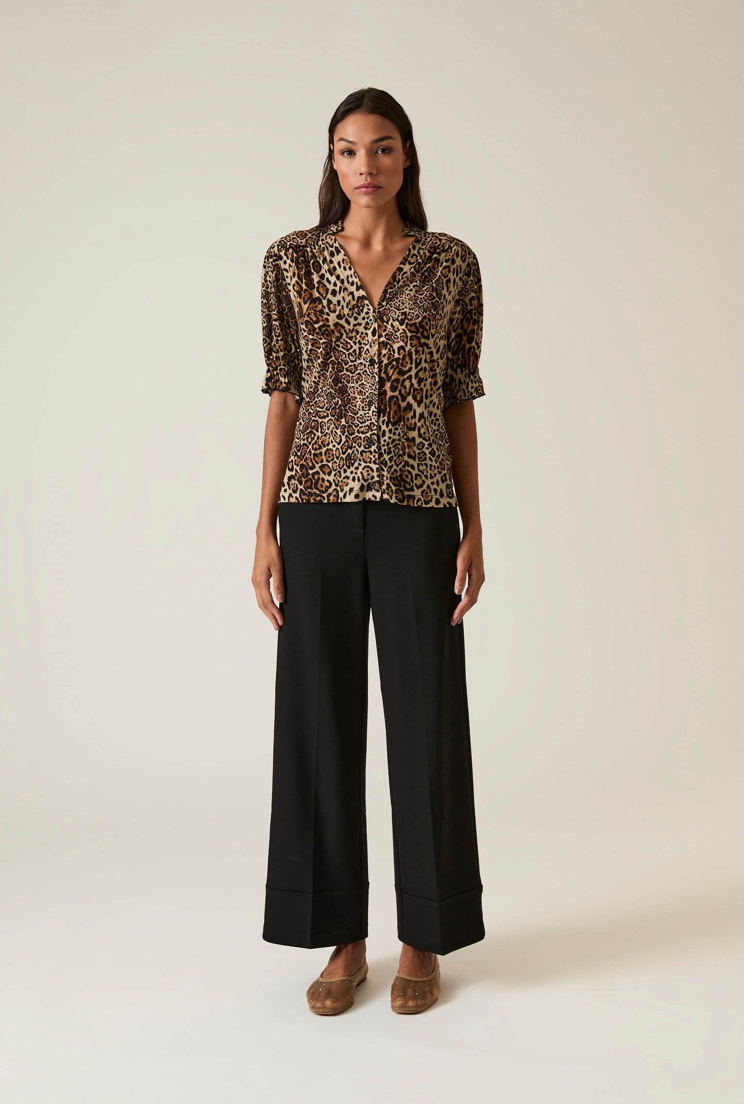 Leopard Print Blouse