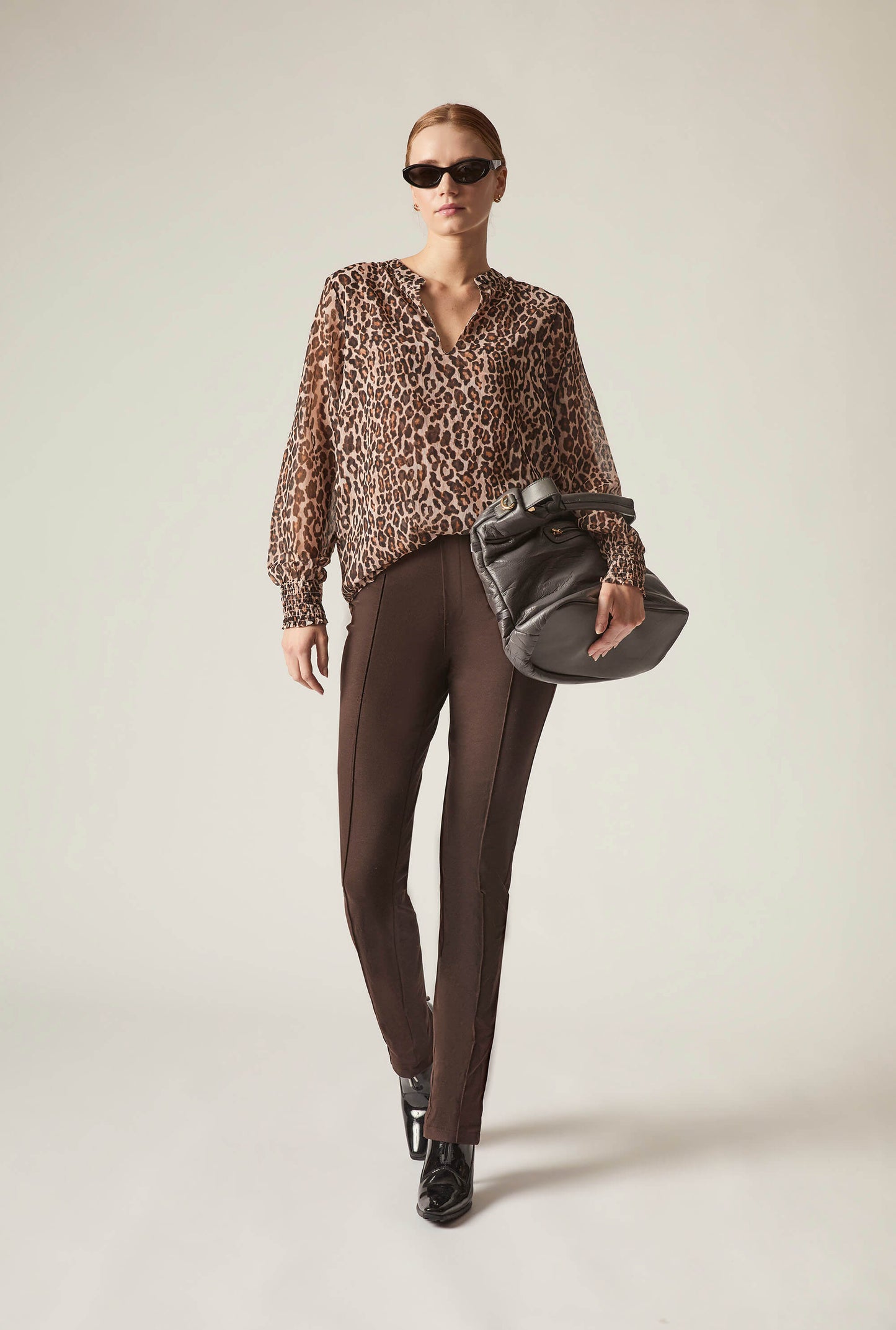 Leopard Print Blouse