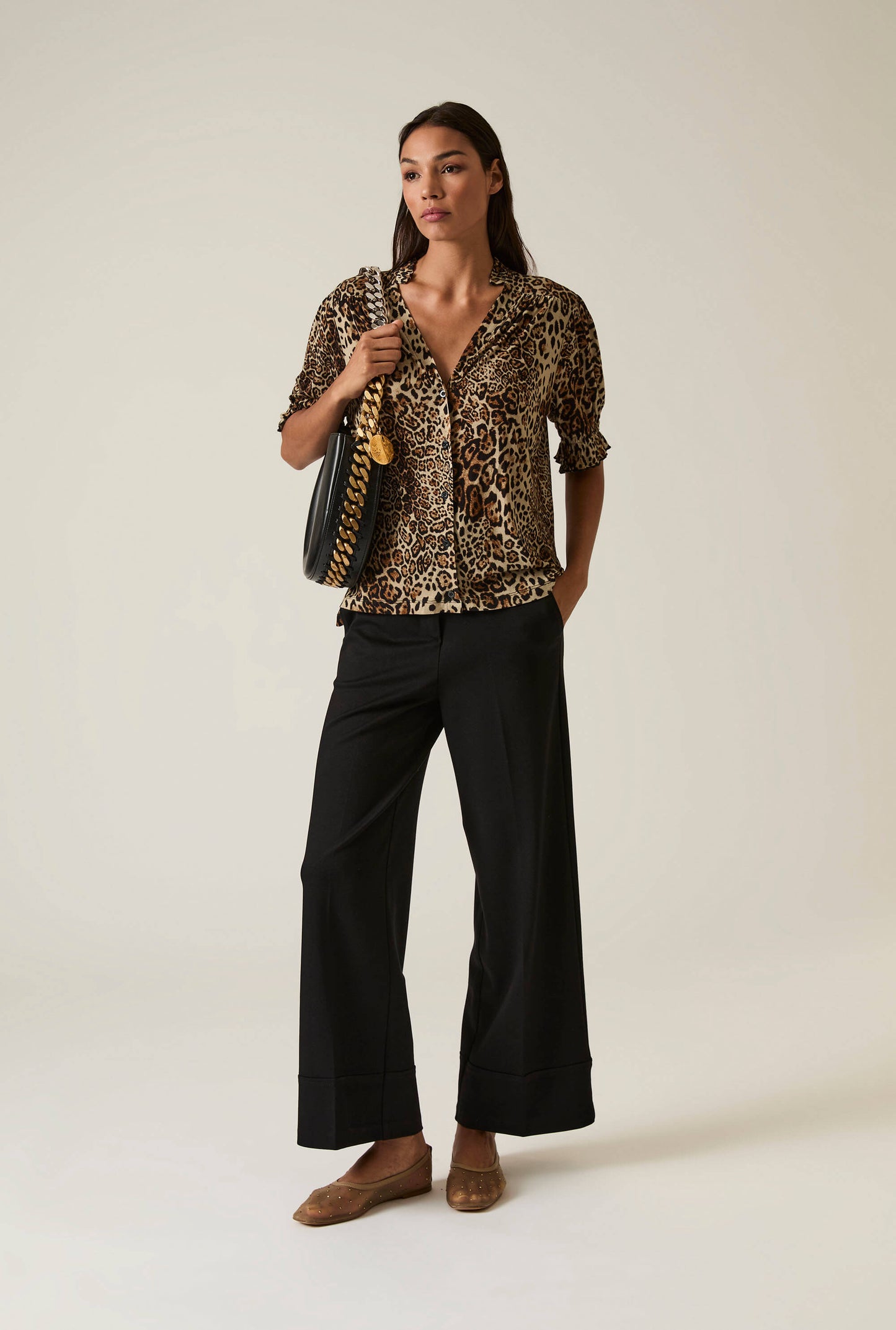 Leopard Print Blouse