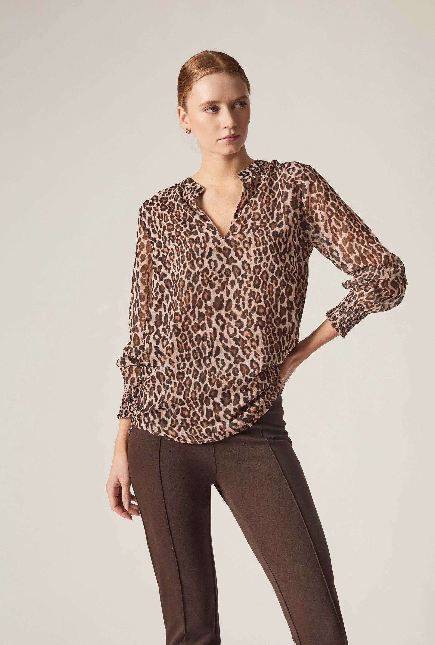 Leopard Print Blouse