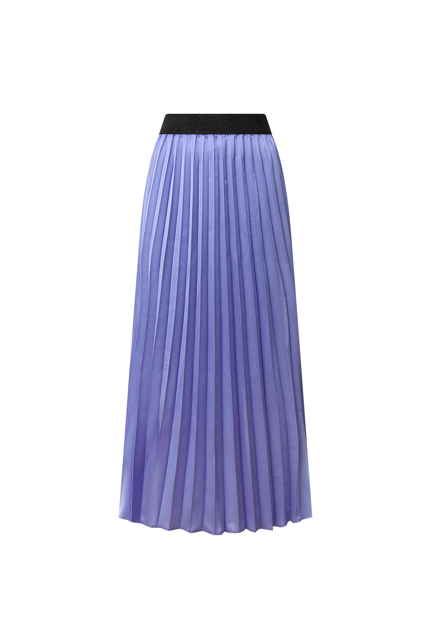 Lilac Pleated Maxi Skirt