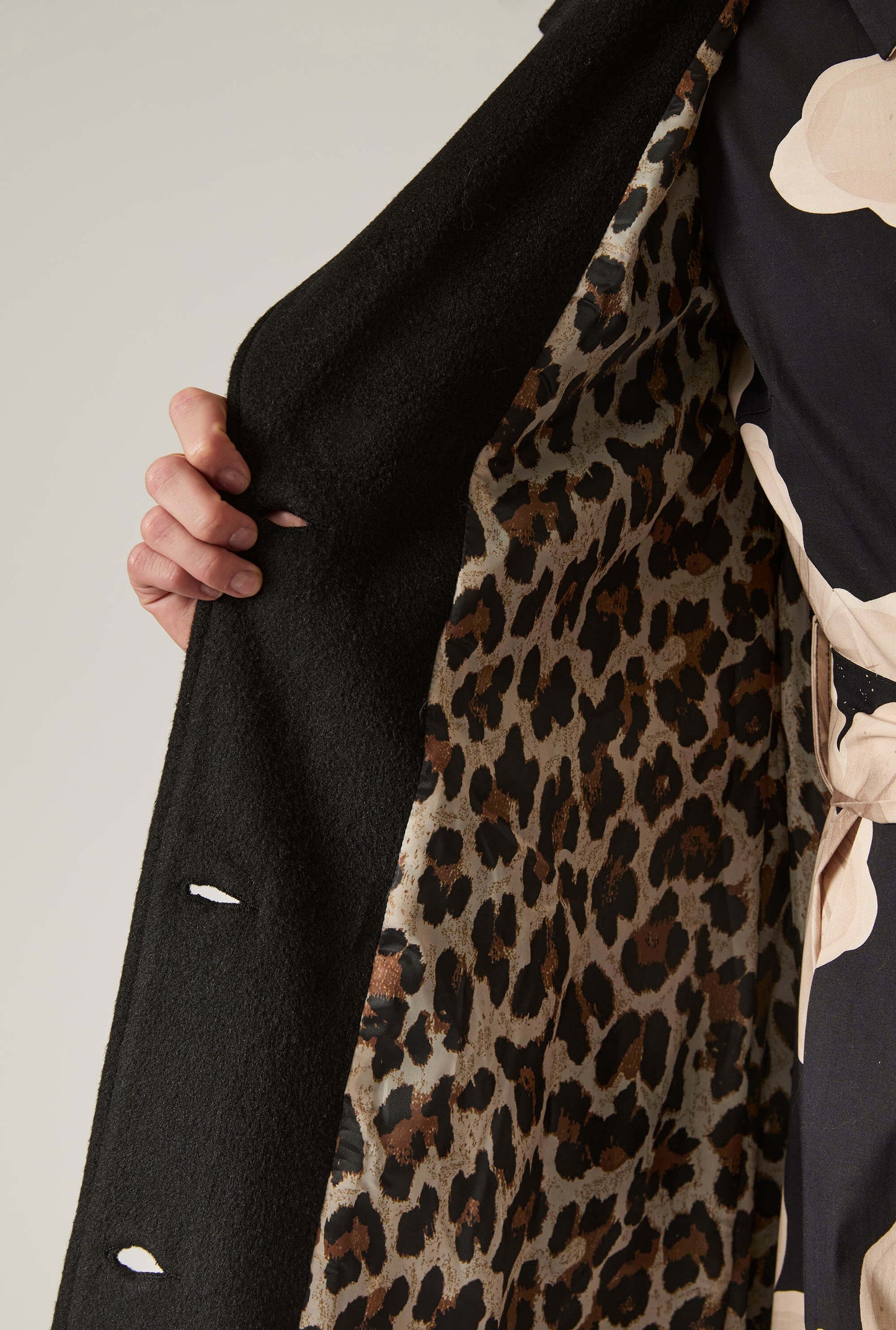 Long Black Classic Coat