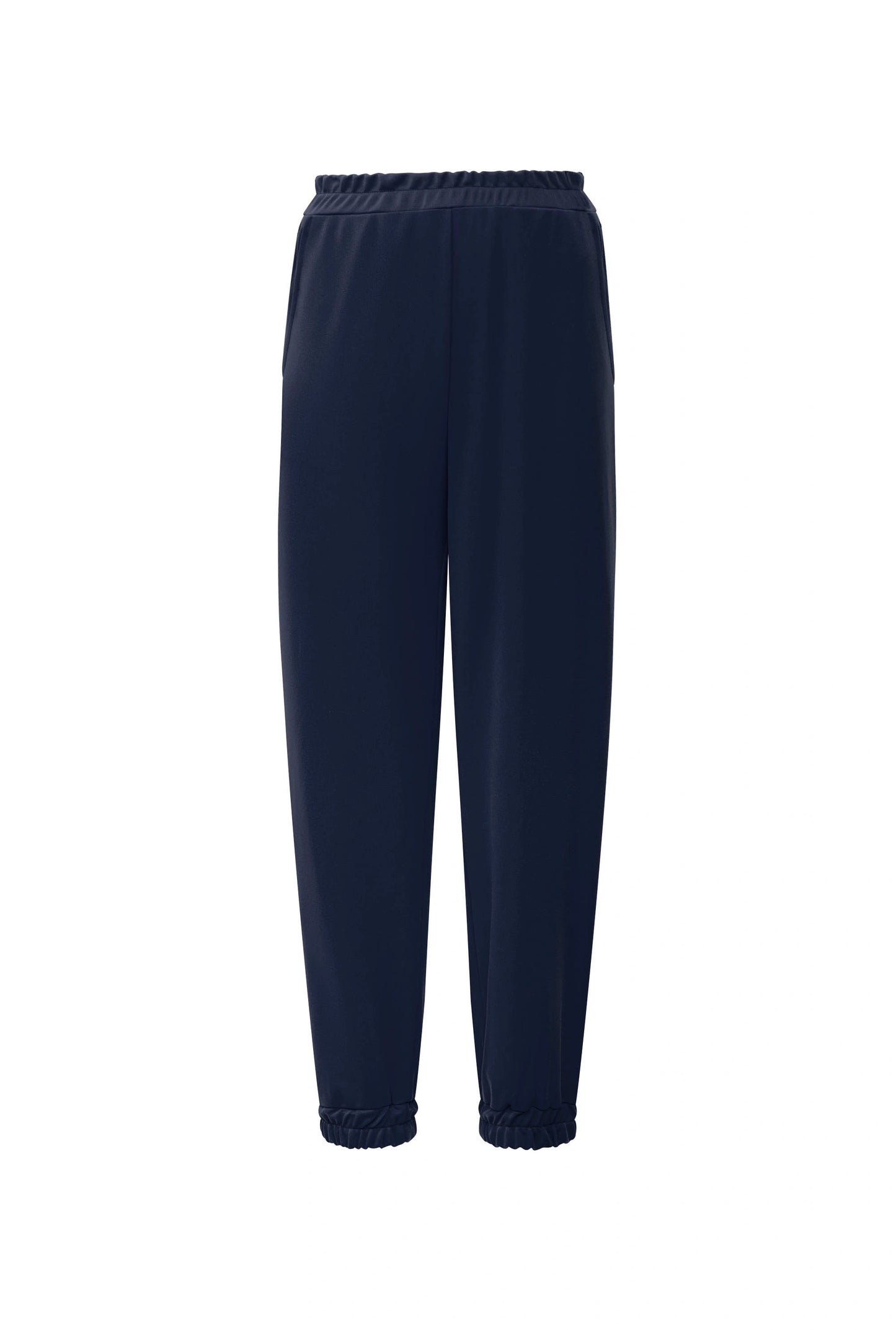 Navy Jersey Jogger Trousers