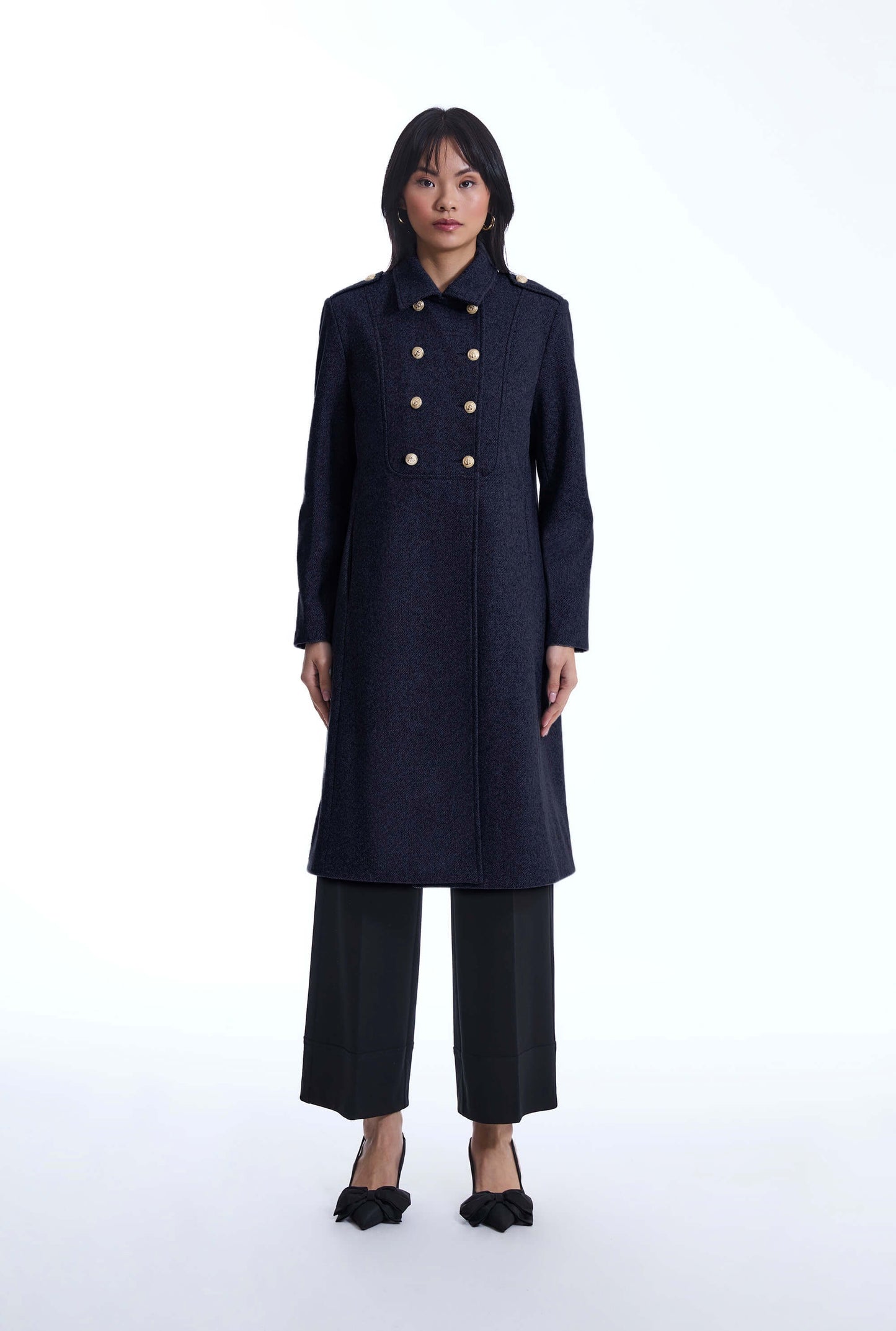 Navy Military Coat