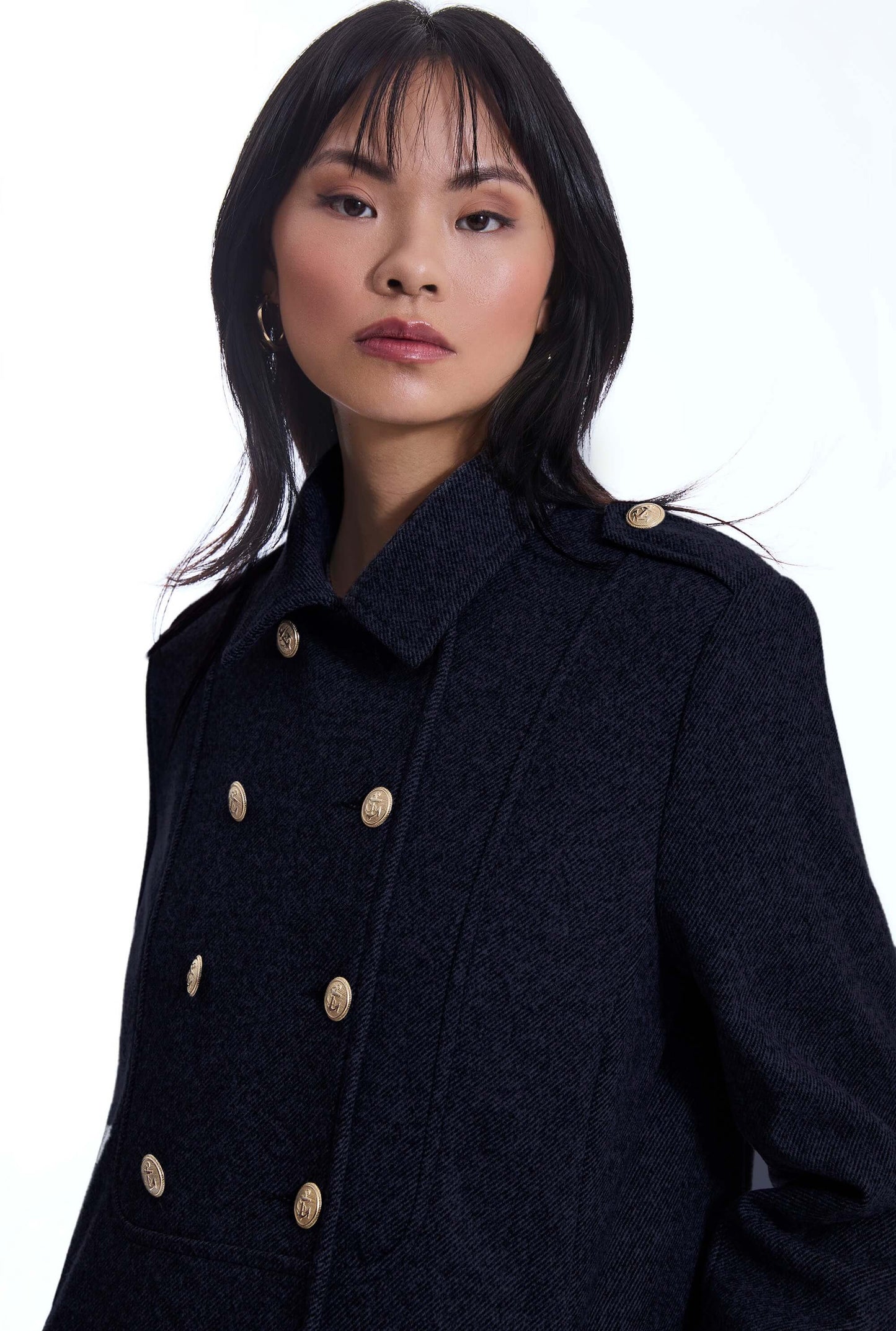 Navy Military Coat