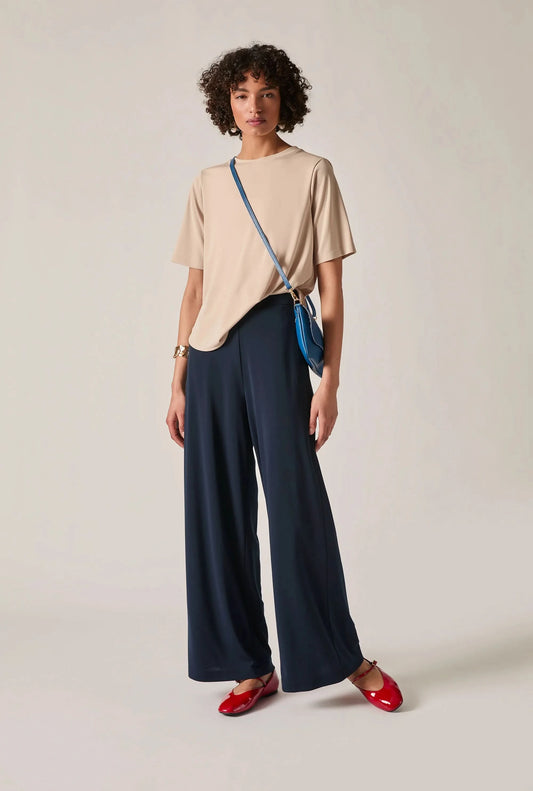 Navy Palazzo Pants