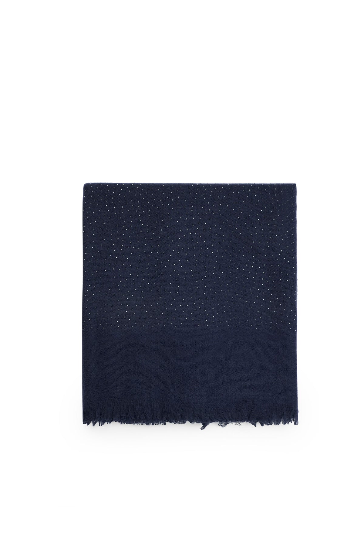Navy Silver Stud Scarf