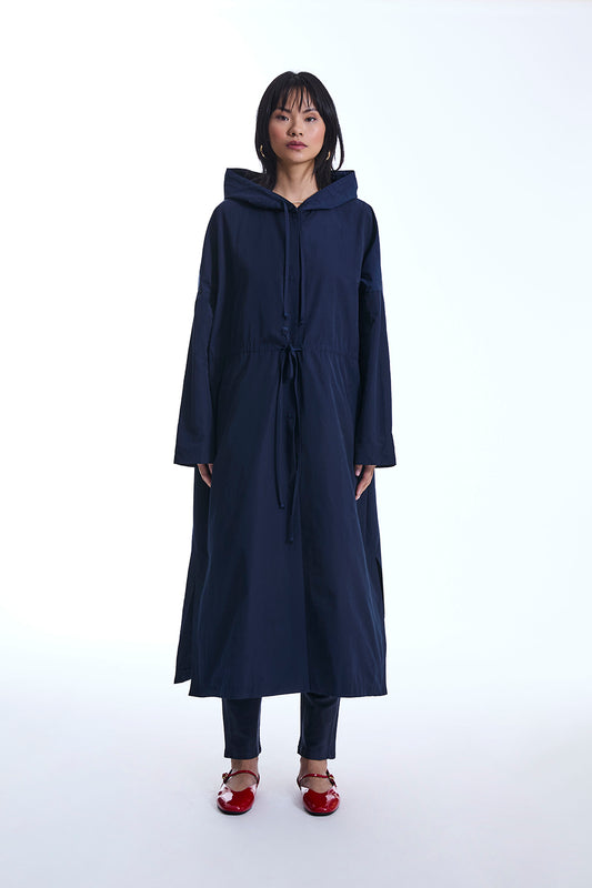 Oversized Navy Raincoat