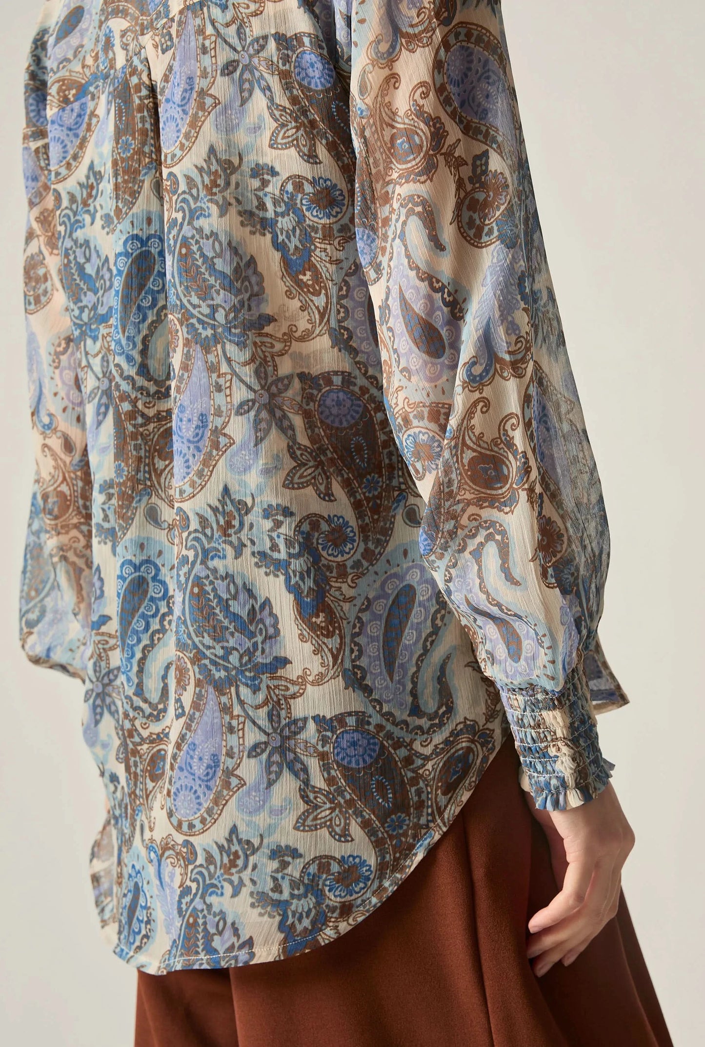 Paisley Print Blouse
