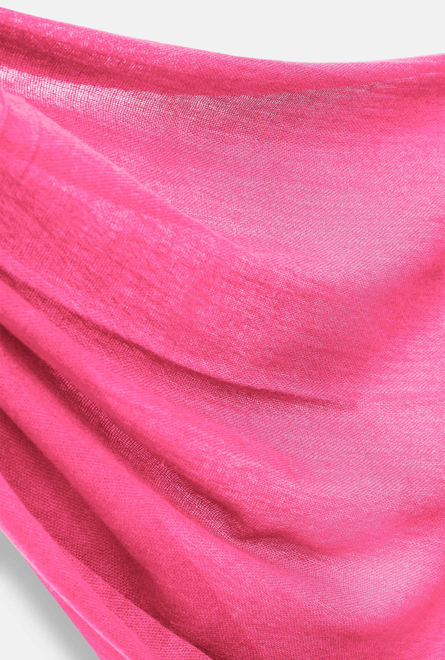 Pink 2‑ply Cashmere Scarf
