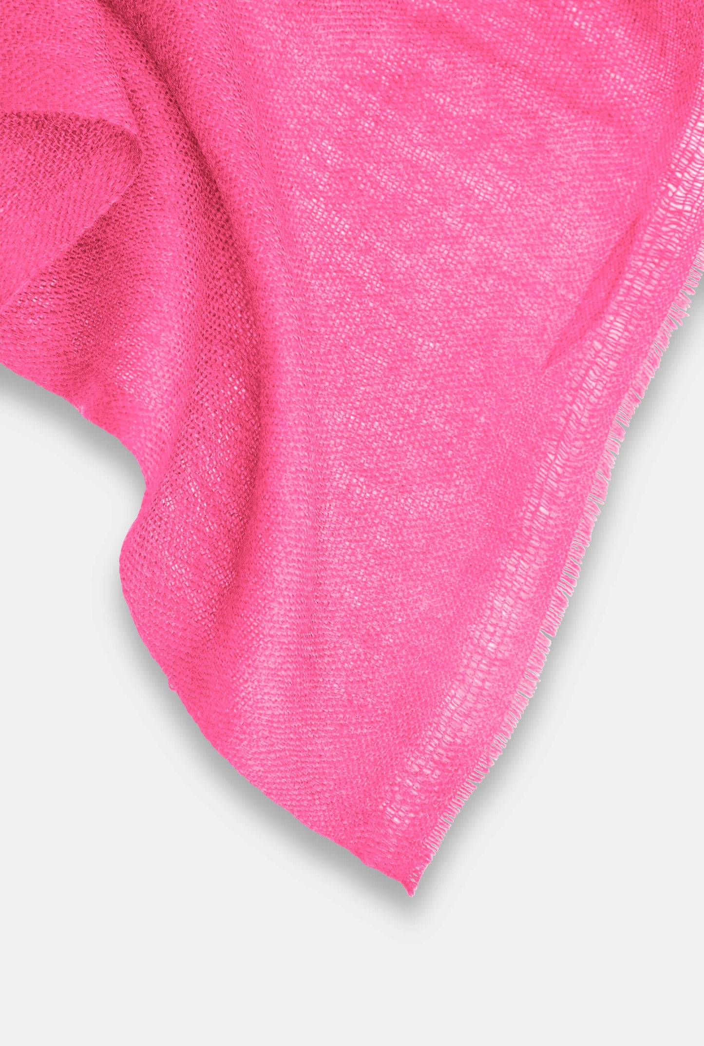 Pink 2‑ply Cashmere Scarf