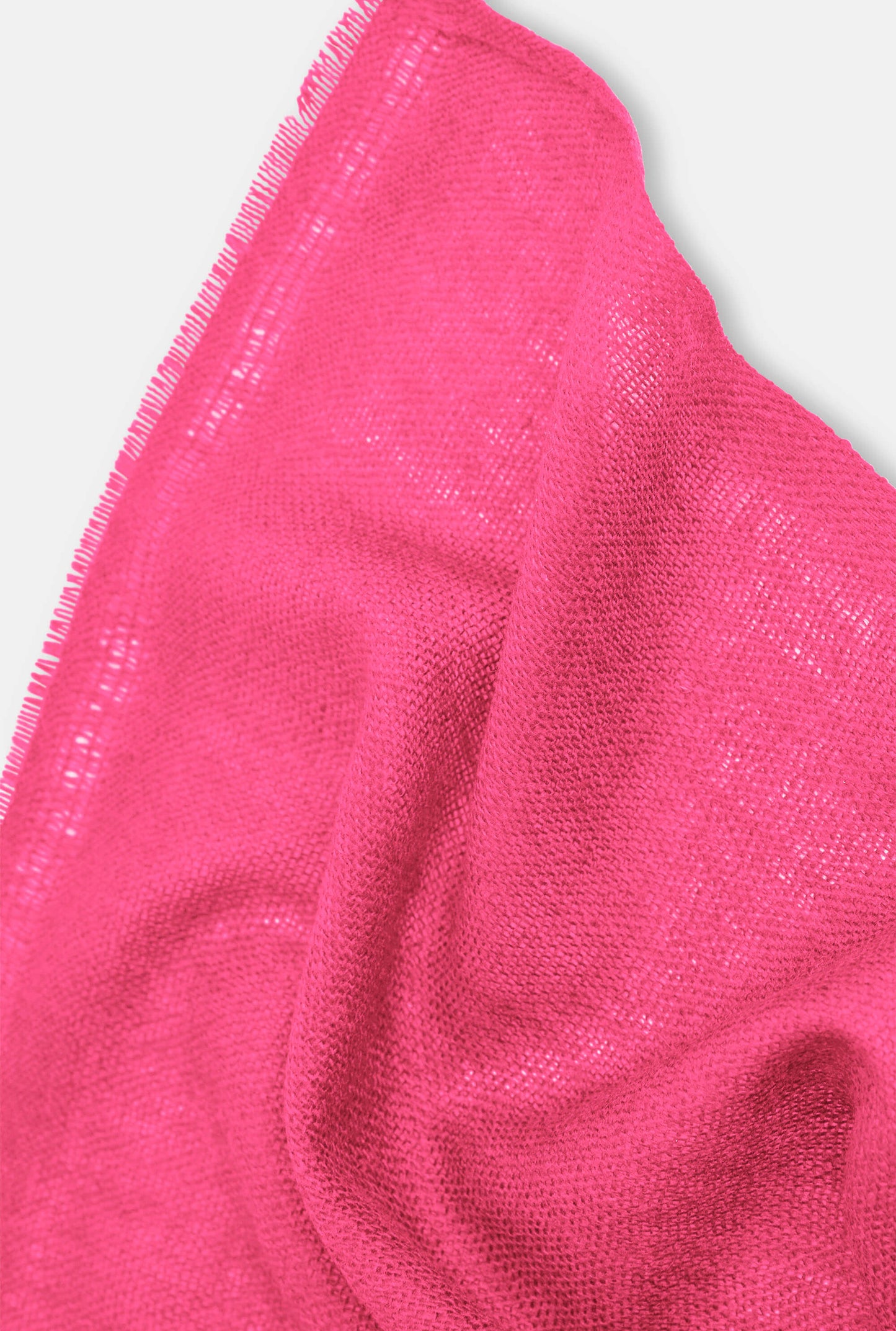 Pink 2‑ply Cashmere Scarf