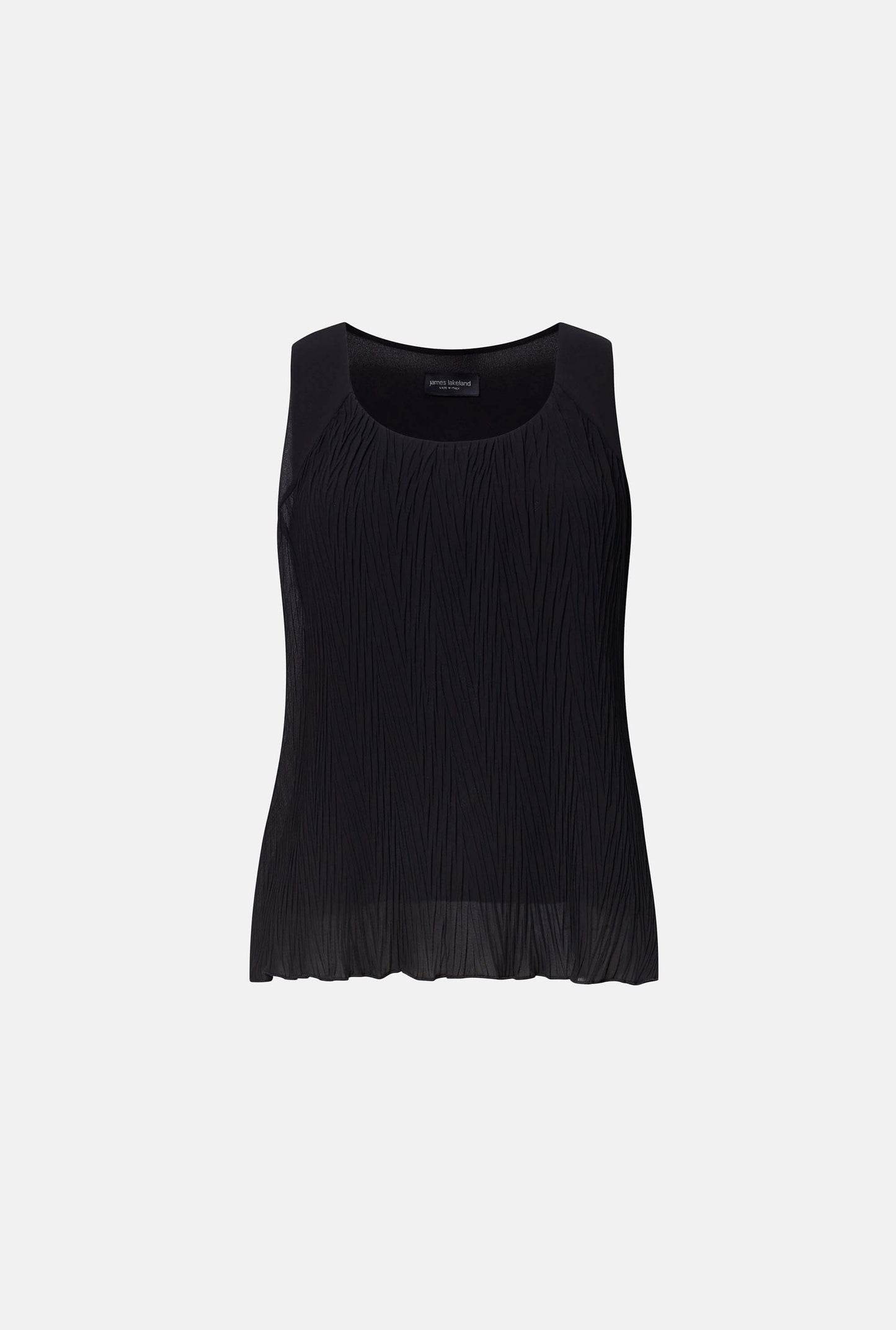 Pleated Vest Black