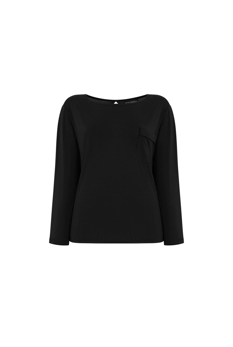 Pocket Jersey T-shirt Black