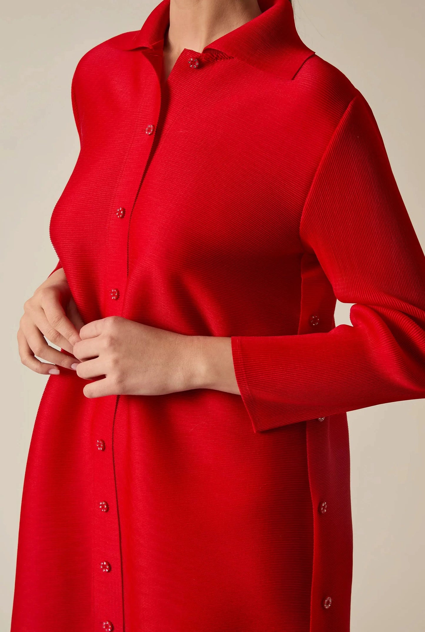Red Shirt Dress