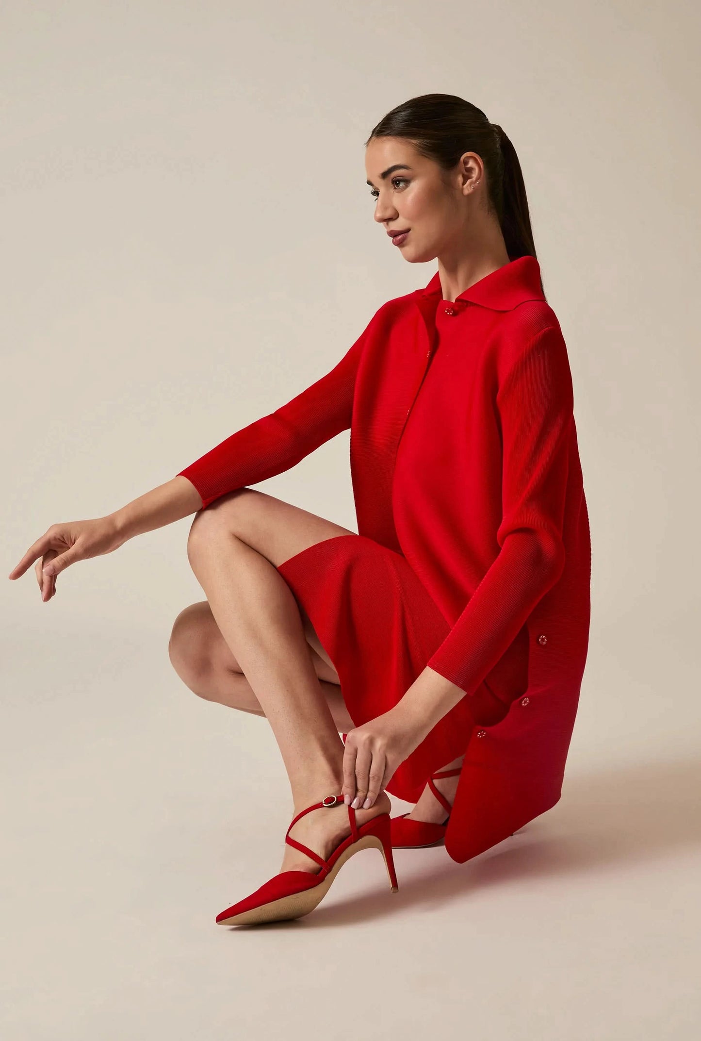 Red Shirt Dress