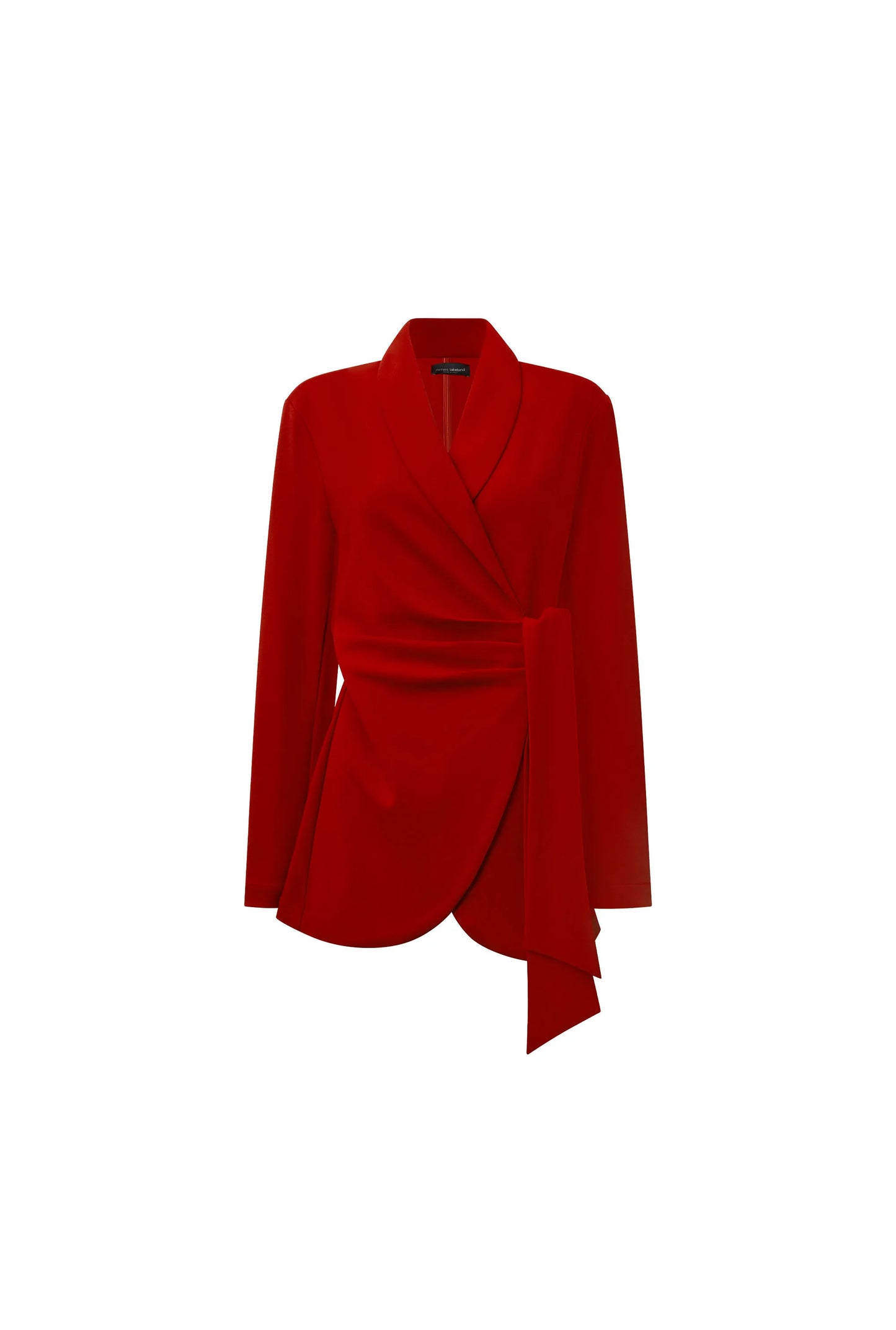 Red Side Sash Blazer