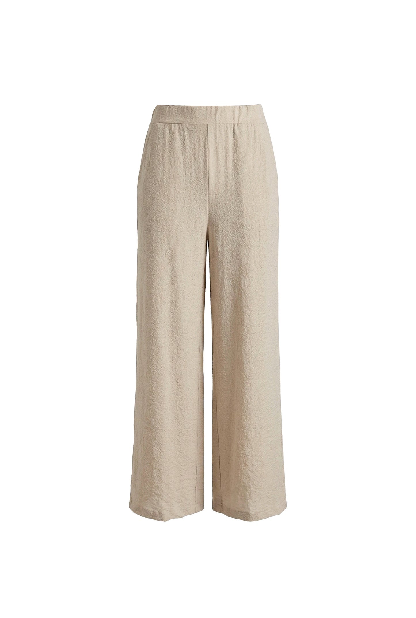 Relaxed Pull-On Trousers – Oatmeal