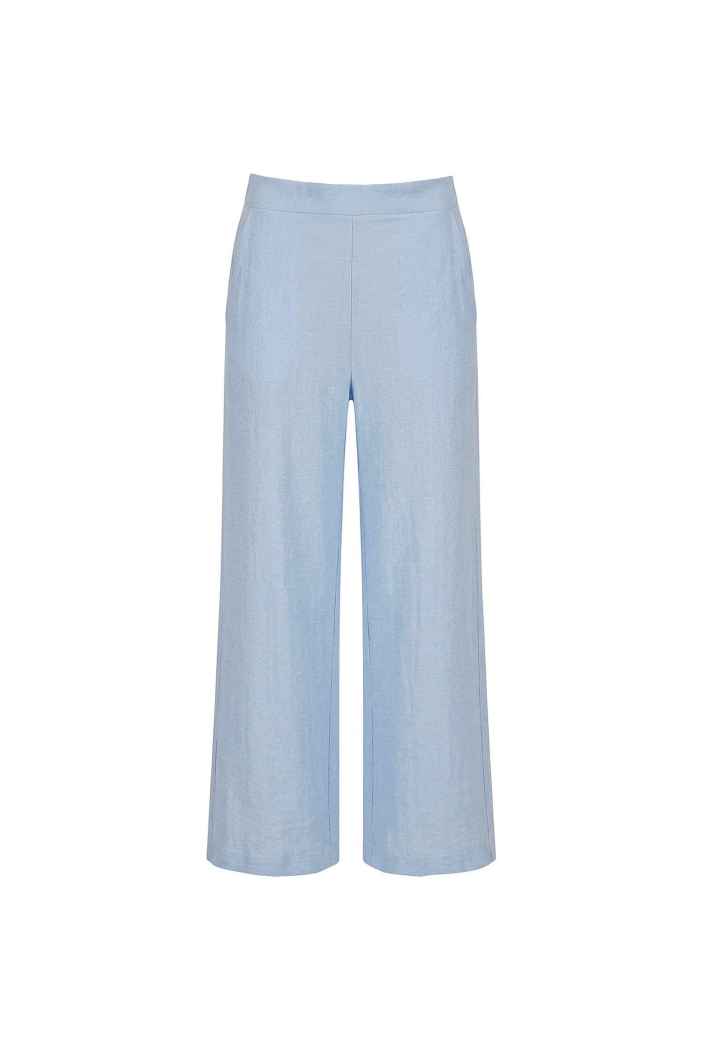 Relaxed Pull-On Trousers – Powder Blue