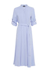Roll Sleeve Midi Dress Lilac