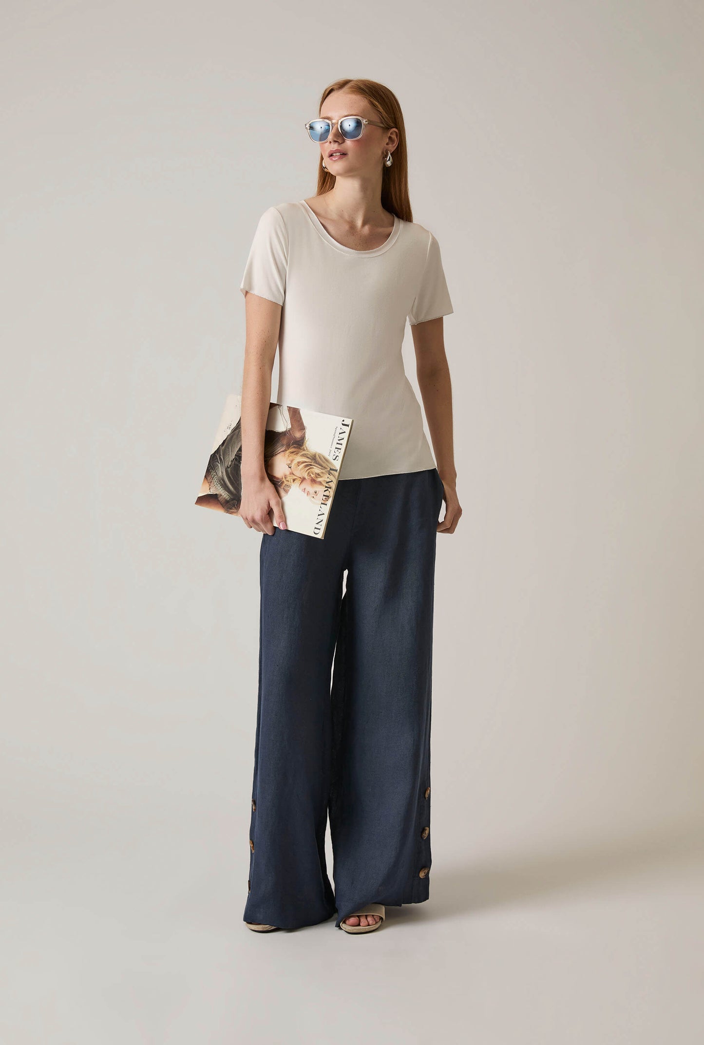 Short Sleeve White Top