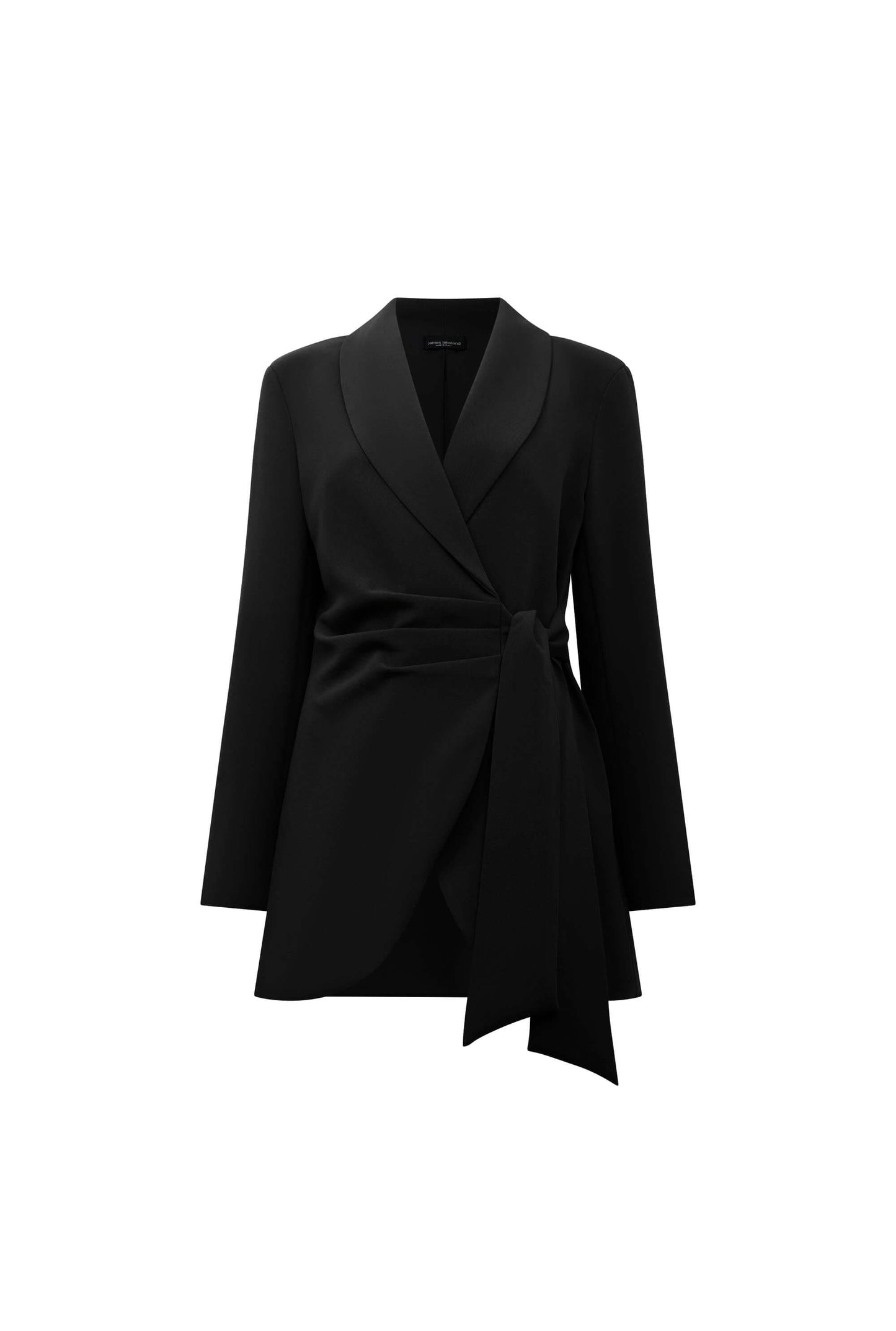 Side Black Sash Blazer