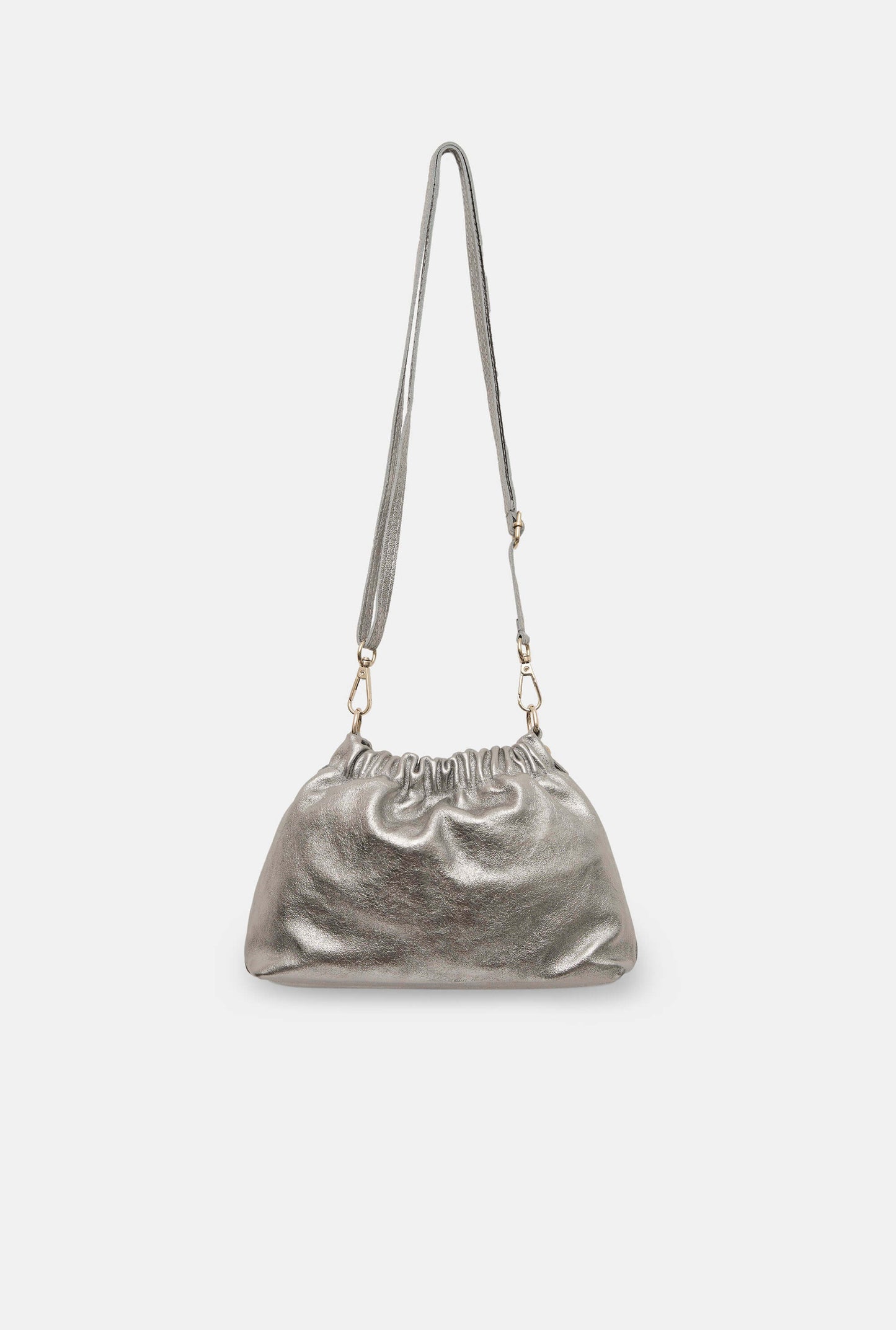 Silver Pouch Bag