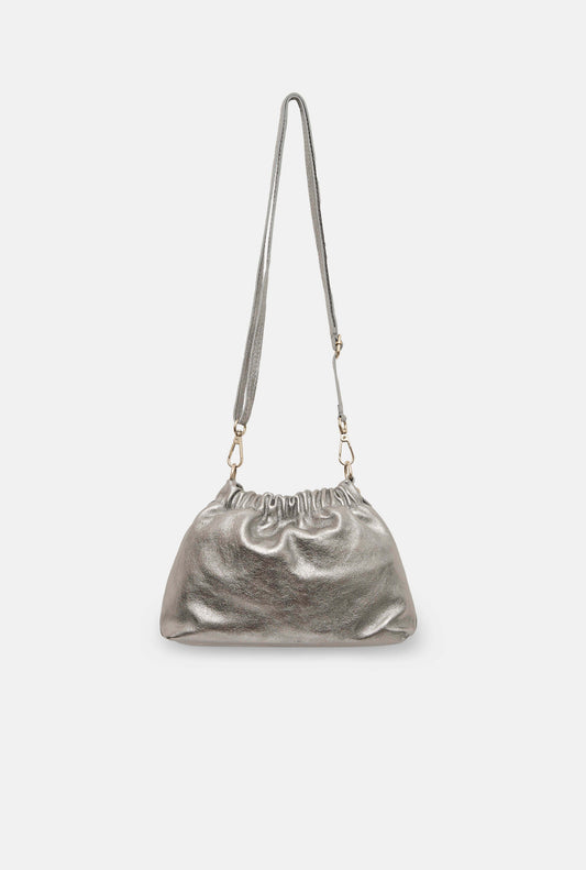 Silver Pouch Bag