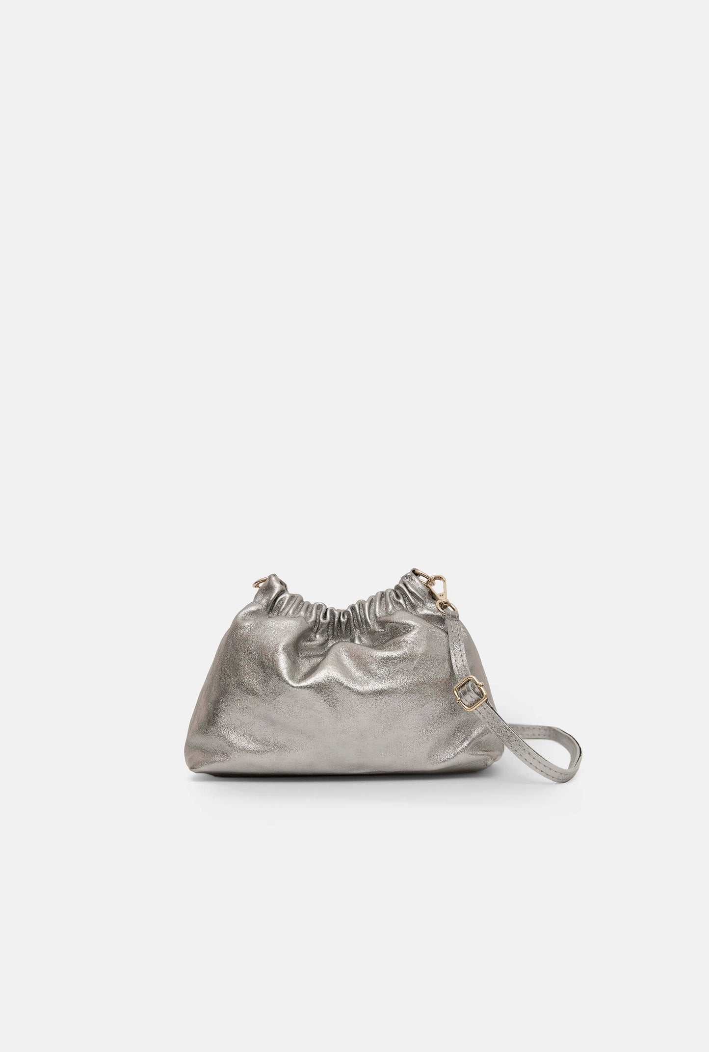 Silver Pouch Bag