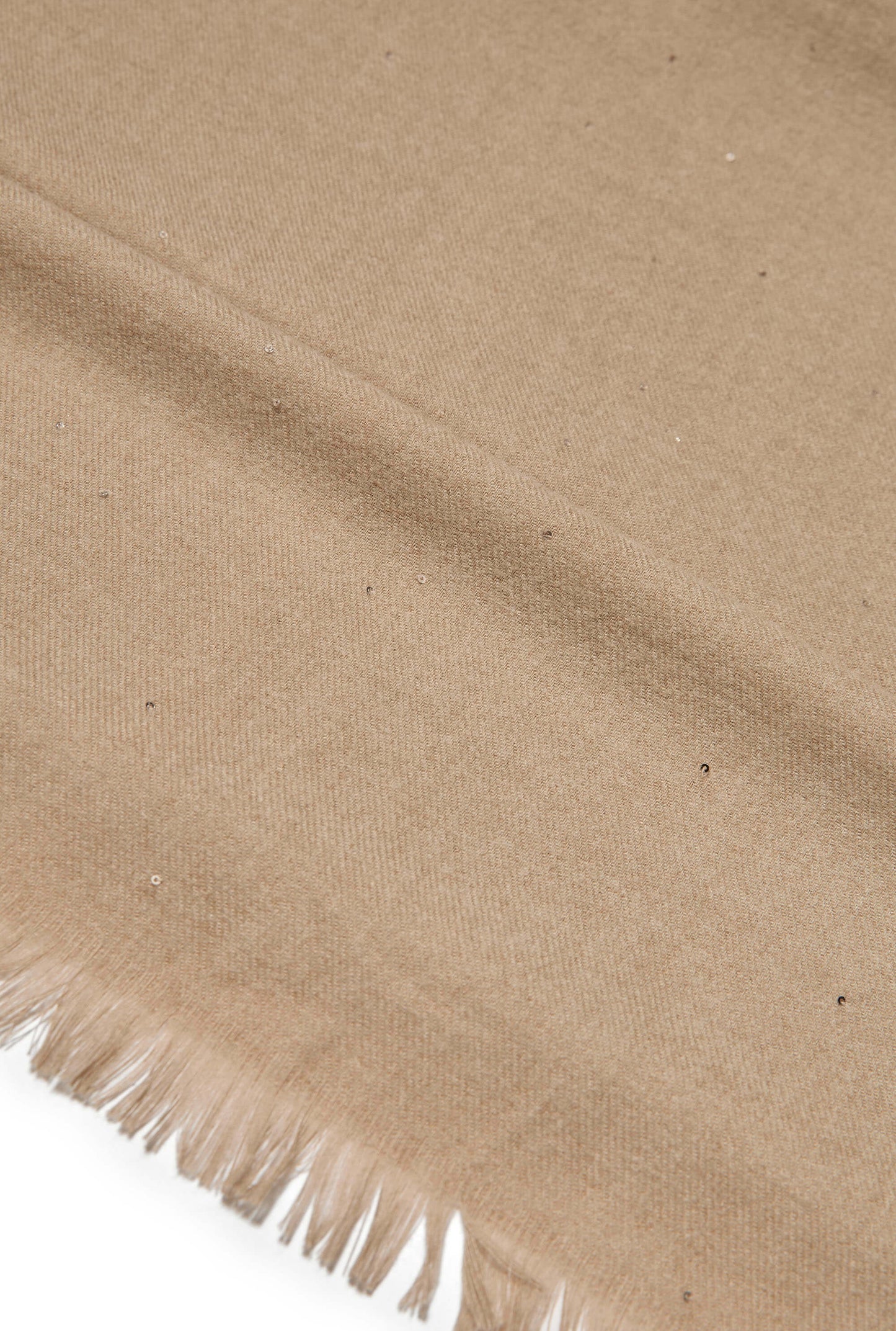 Soft Shine Beige Scarf