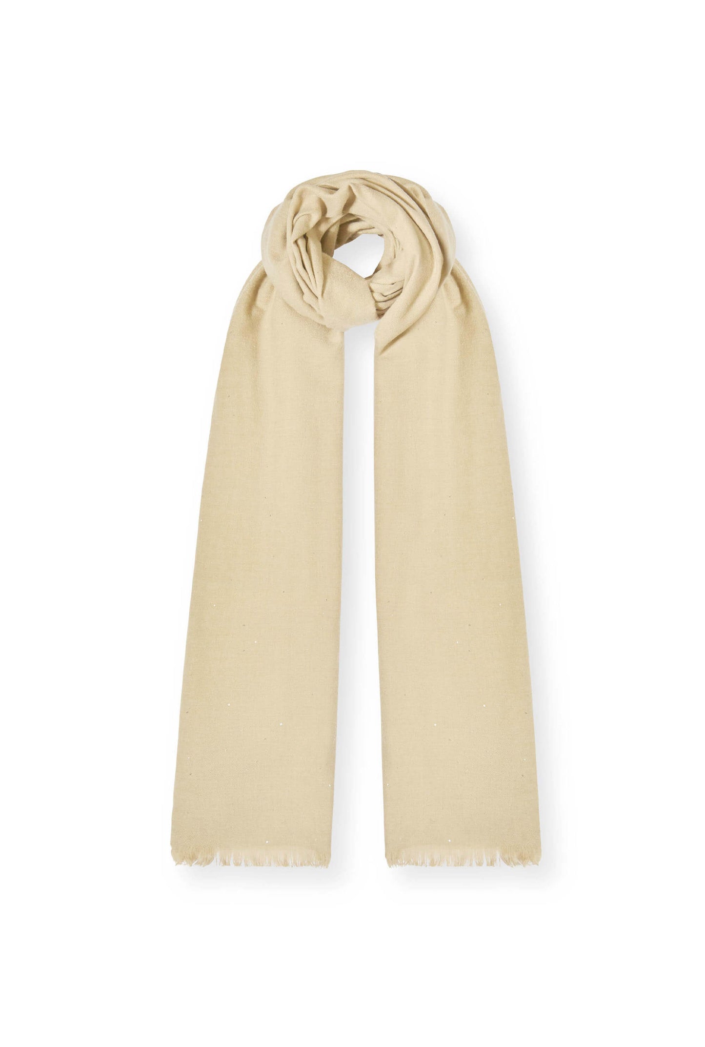 Soft Shine Ivory Scarf