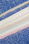 Stripe Blanket Scarf Blue