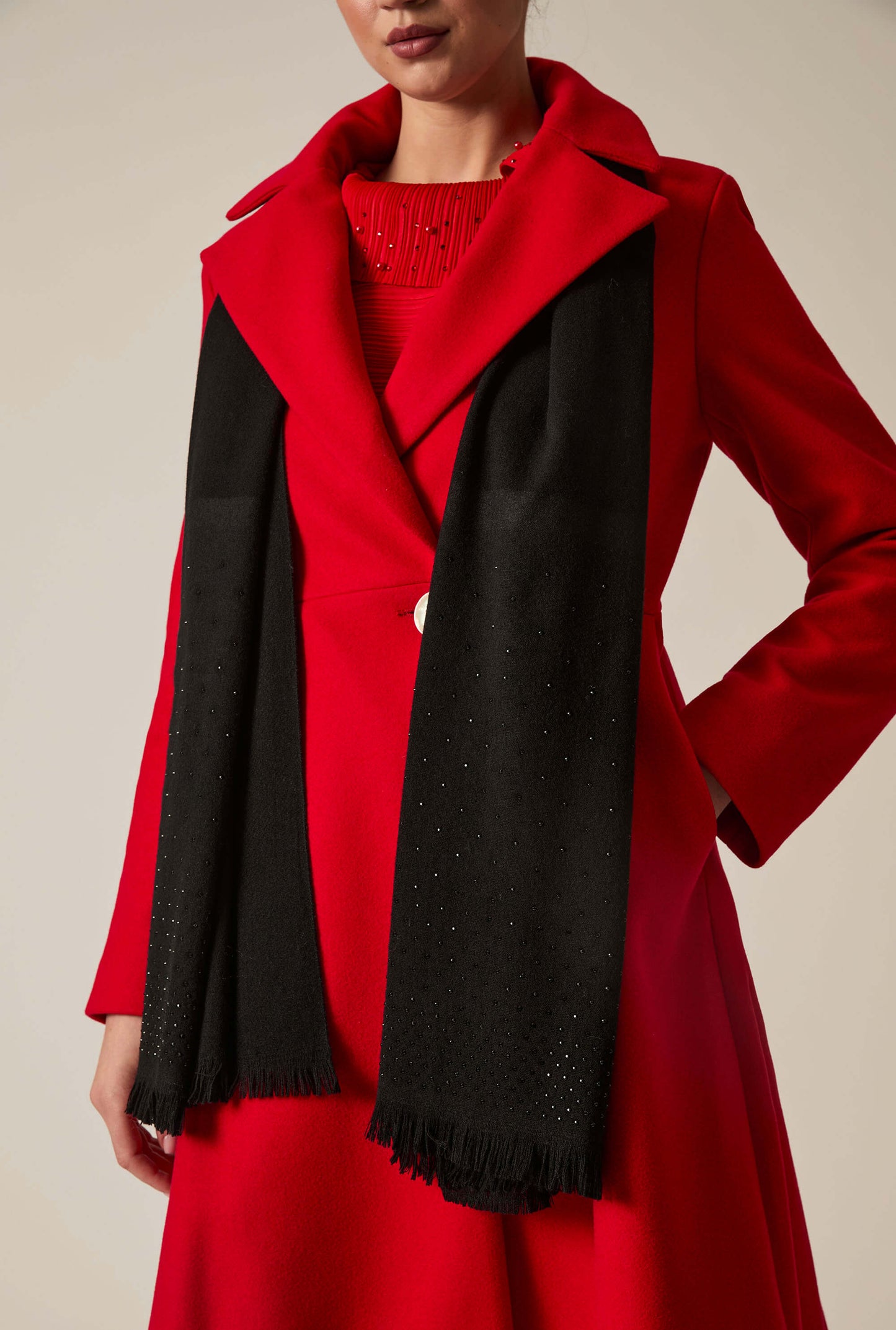 Swarovski Black Scarf