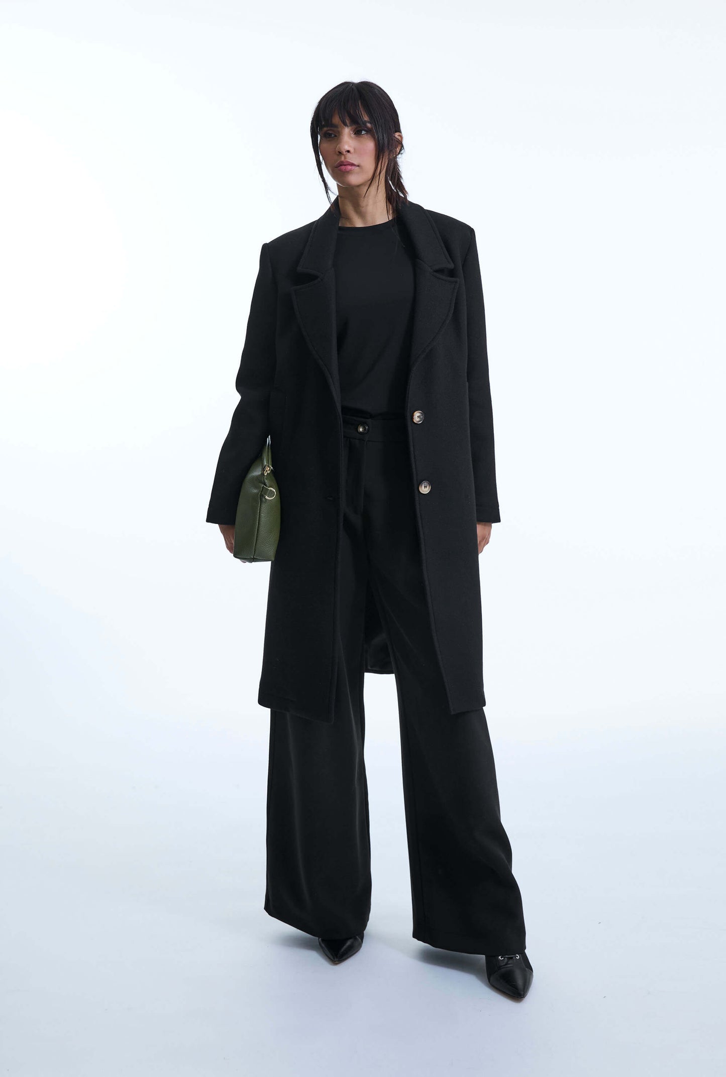 Tailored Black Coat