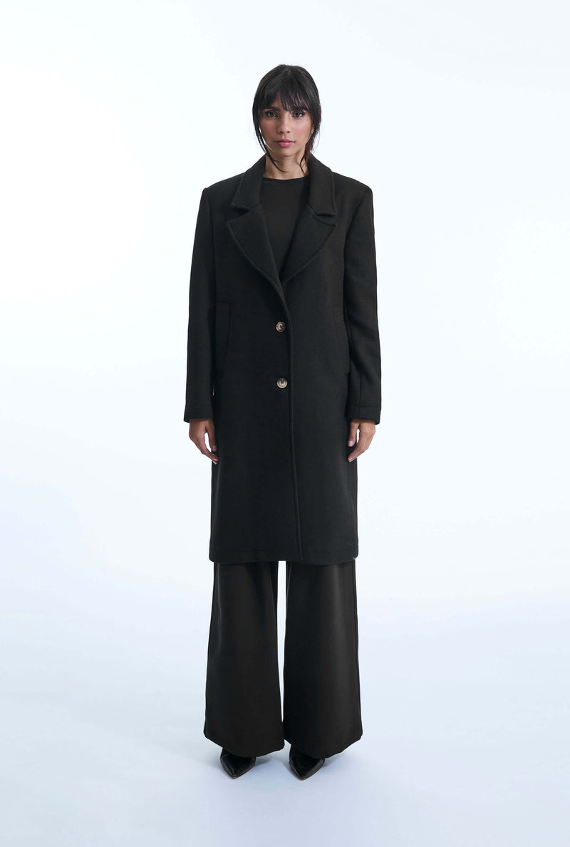 Tailored Black Coat