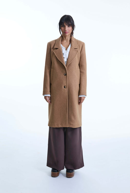 Tailored Camel Coat