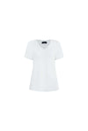 V-neck White T-shirt