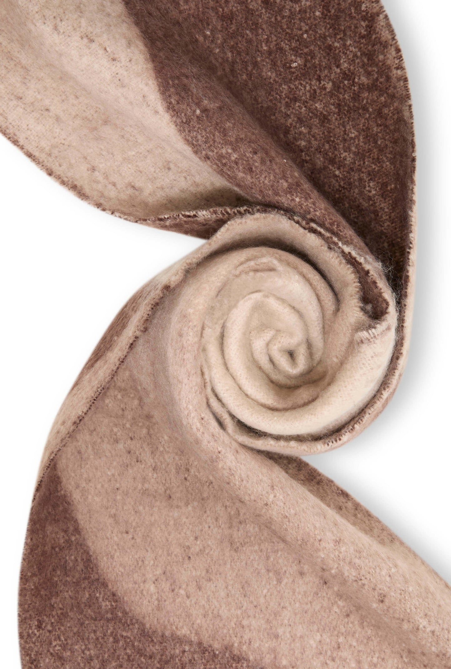 Wave Detail Brown Scarf