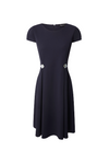 Pin Tuck Detail Knee Length Dress - James Lakeland