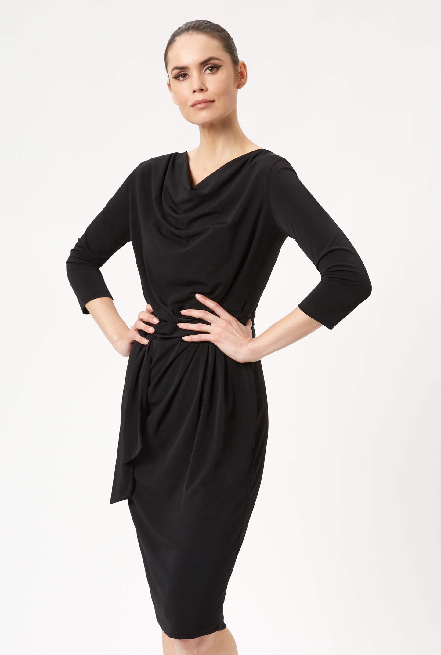 Ruched Belt Dress - James Lakeland