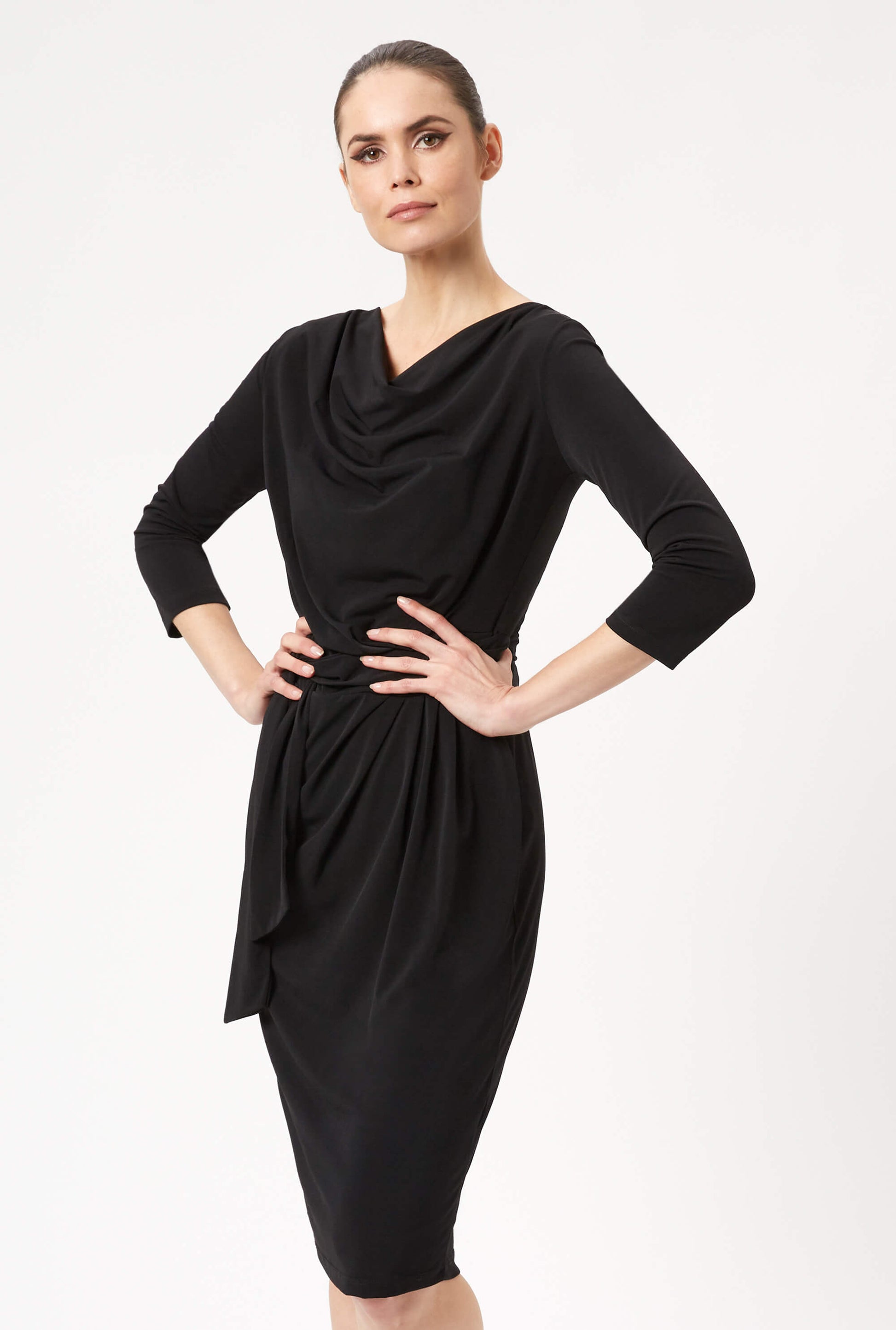 Ruched Belt Dress - James Lakeland
