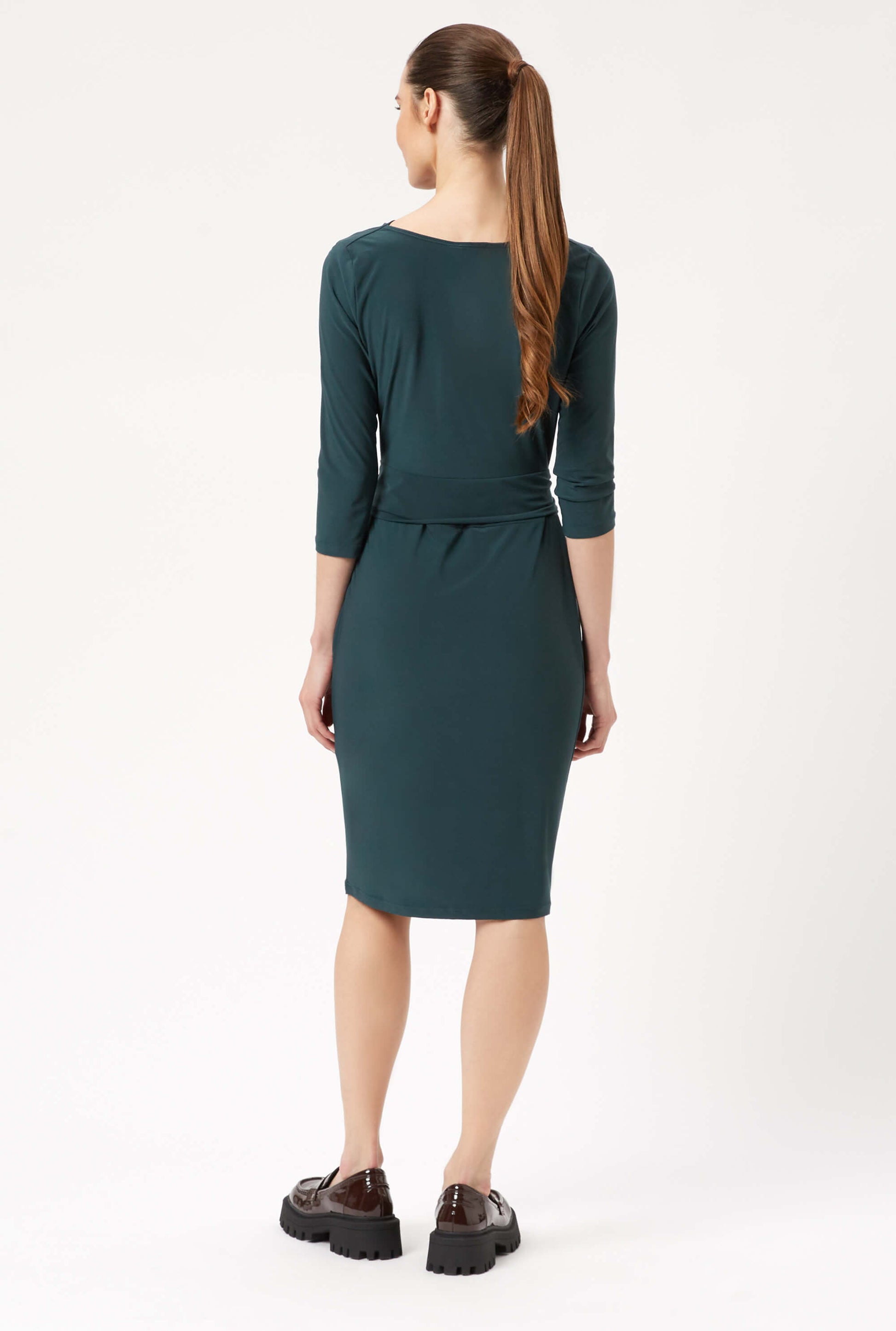 Ruched Belt Dress - James Lakeland