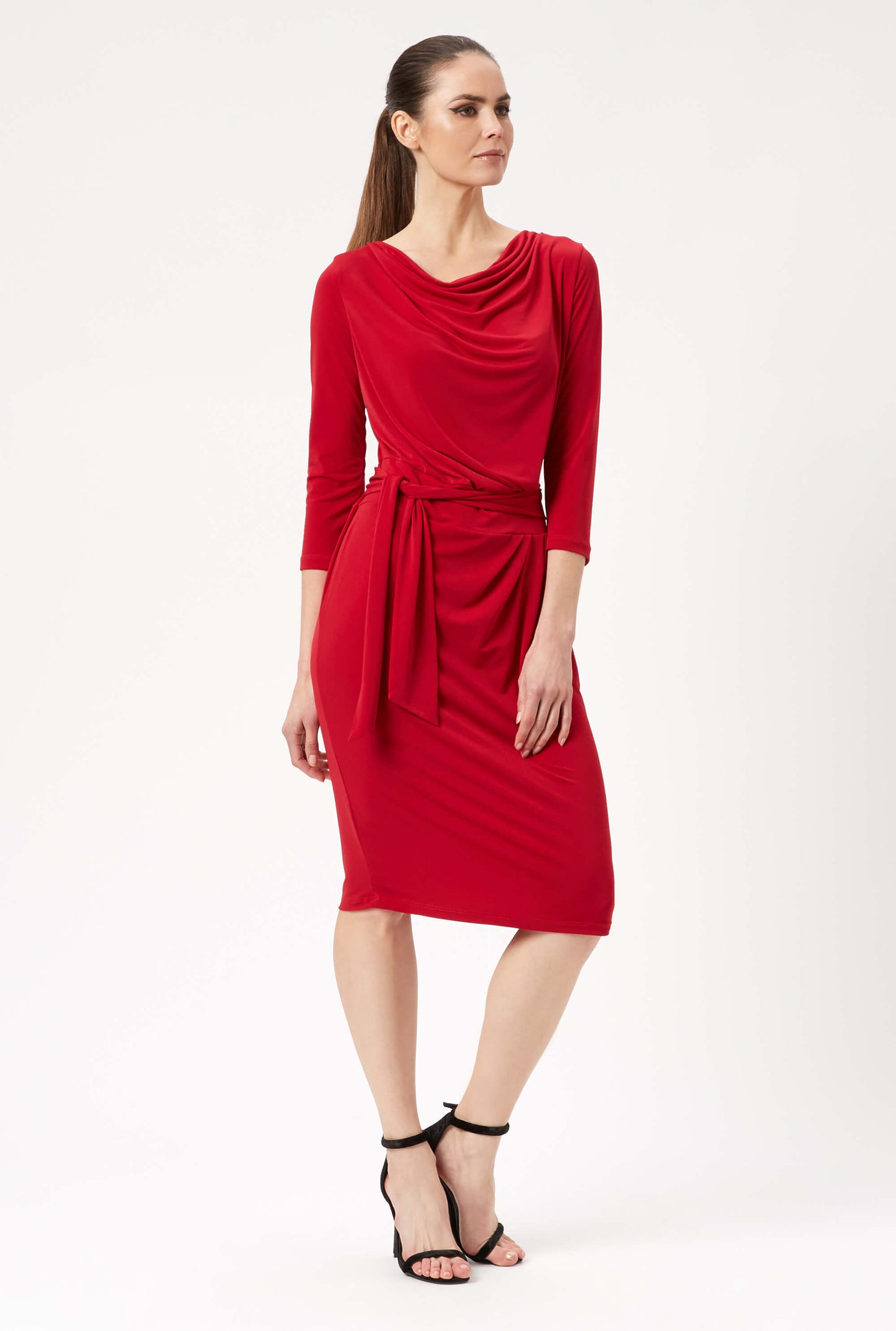 Ruched Belt Dress - James Lakeland