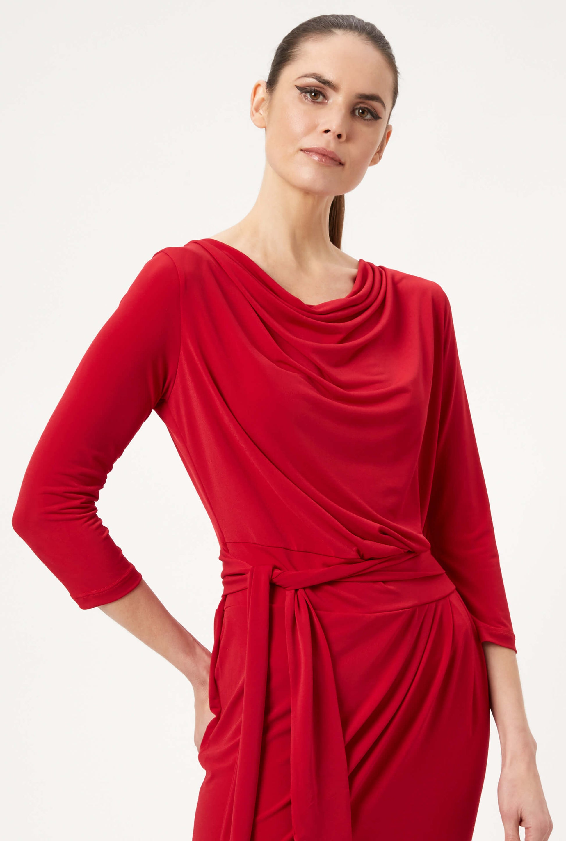 Ruched Belt Dress - James Lakeland