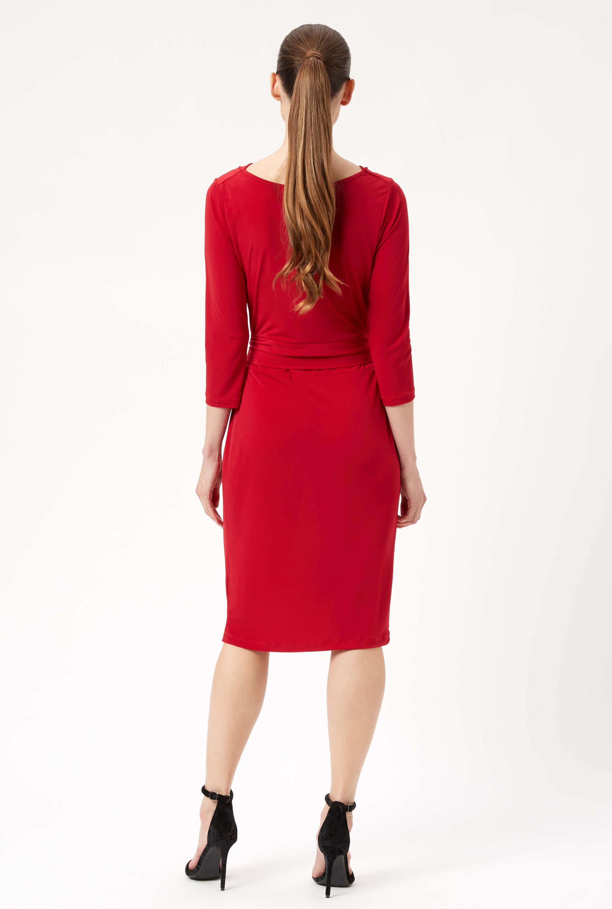 Ruched Belt Dress - James Lakeland