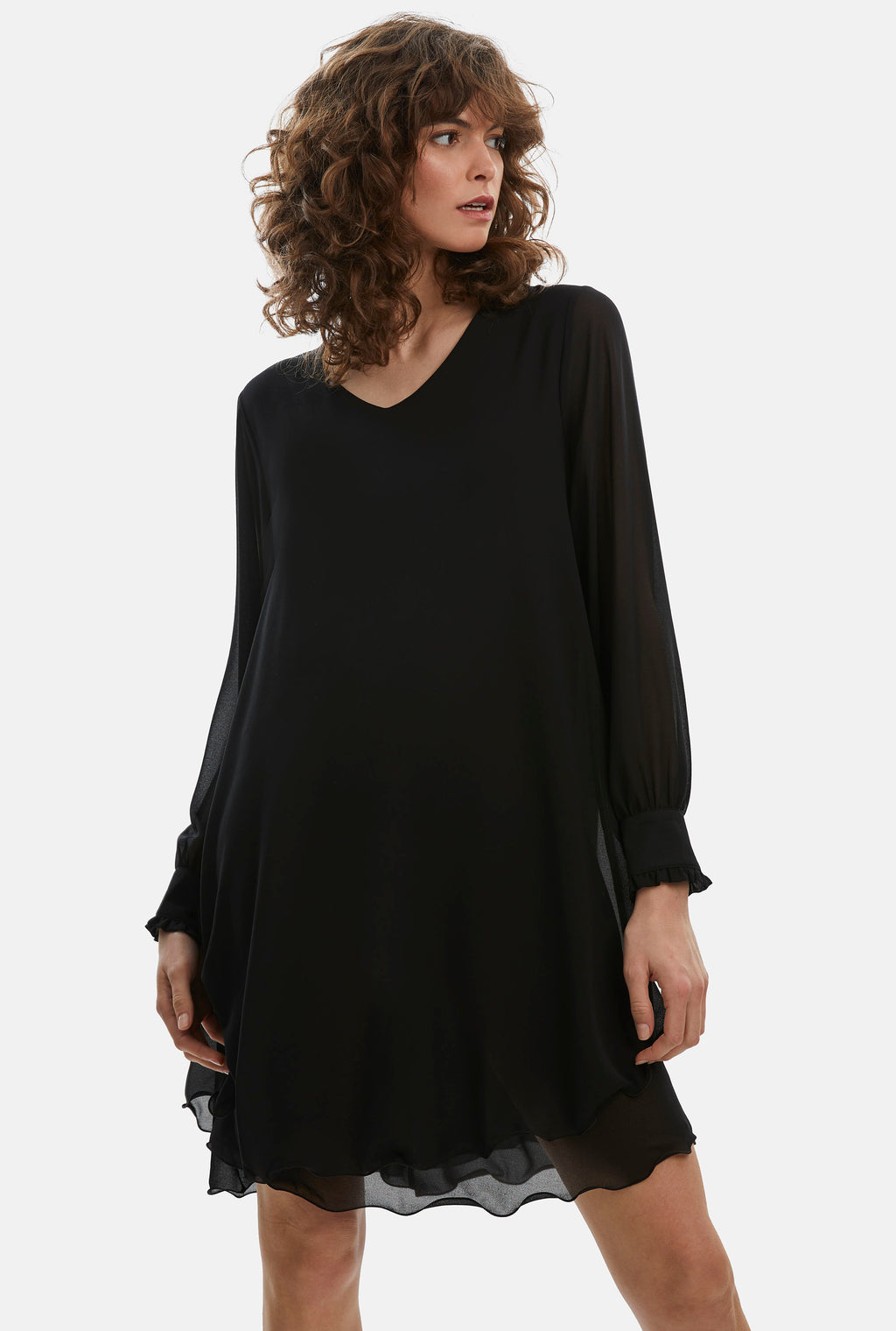 Bcbg black cheap long dress